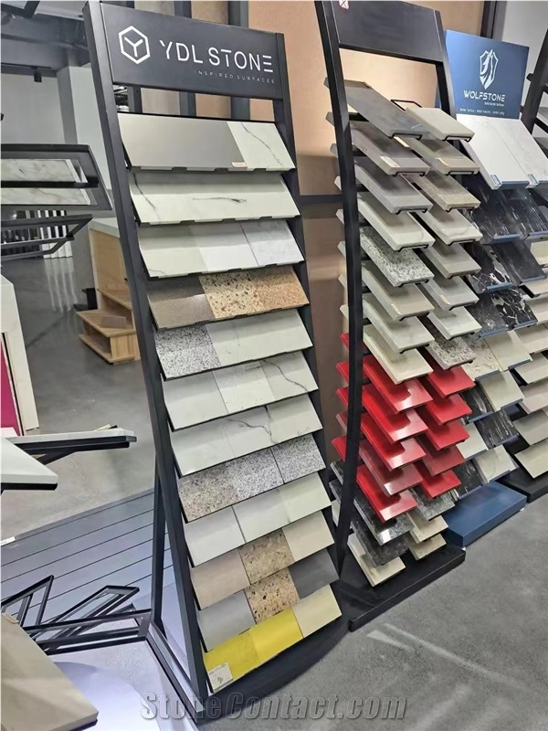 Quartz Stone Display Rack Metal Display Stand