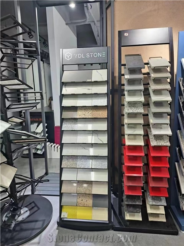 Quartz Stone Display Rack Metal Display Stand