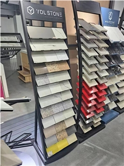 Quartz Stone Display Rack Metal Display Stand