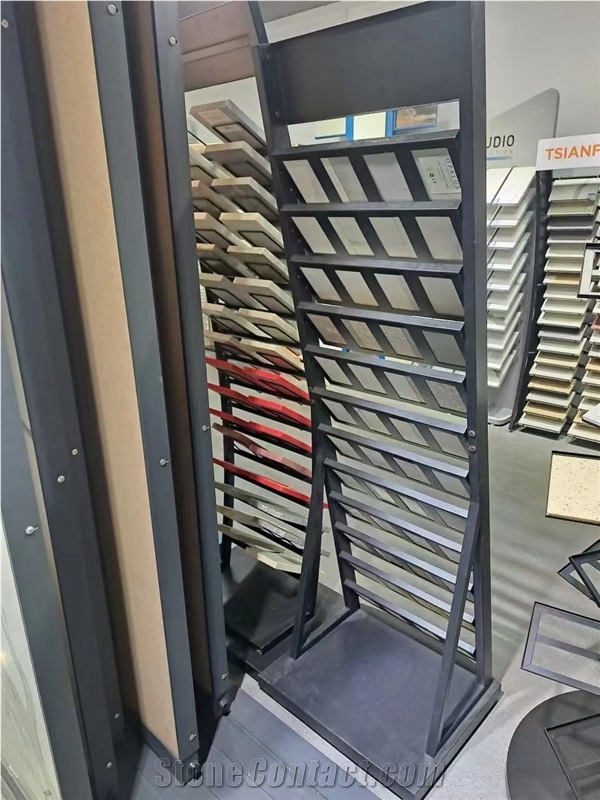 Quartz Stone Display Rack Metal Display Stand