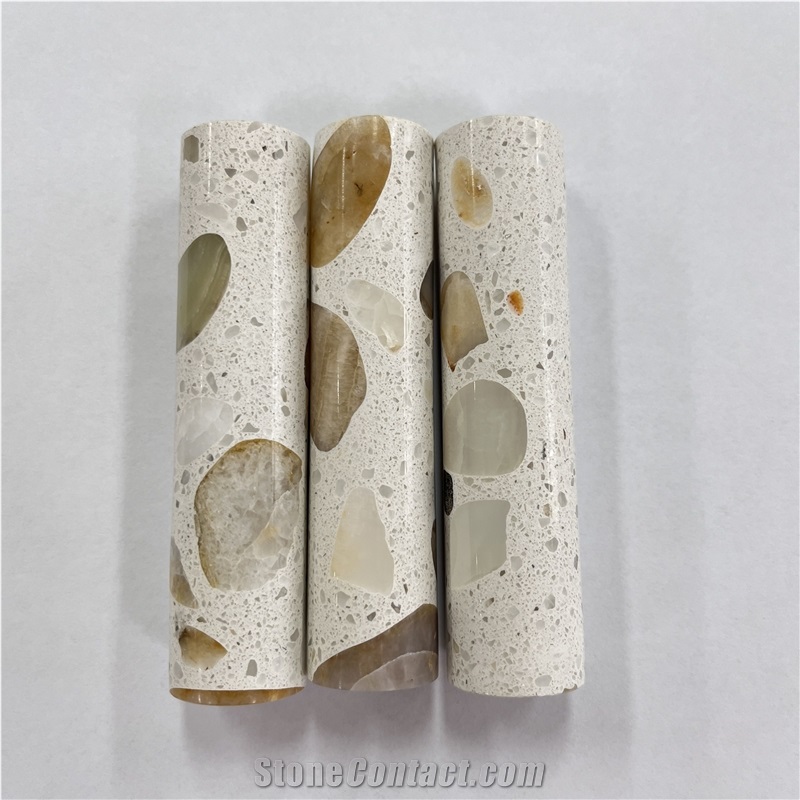 Artificial Stone Terrazzo Stone Home Decoration Items, Lamps