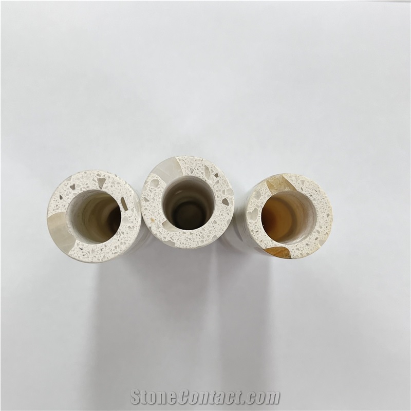 Artificial Stone Terrazzo Stone Home Decoration Items, Lamps