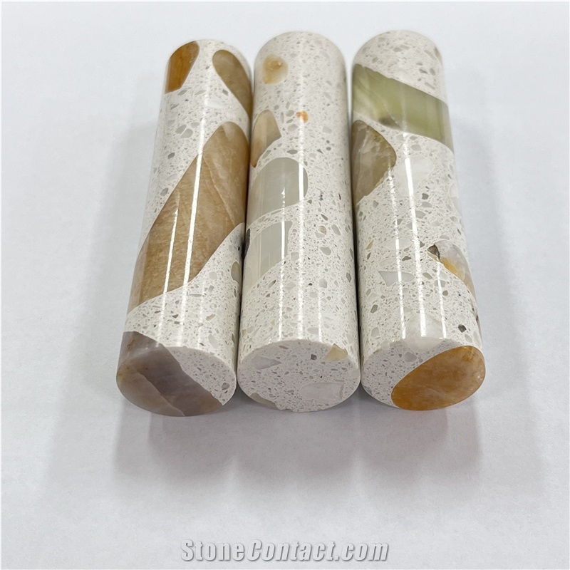 Artificial Stone Terrazzo Stone Home Decoration Items, Lamps