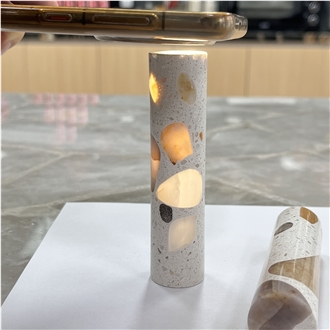 Artificial Stone Terrazzo Stone Home Decoration Items, Lamps