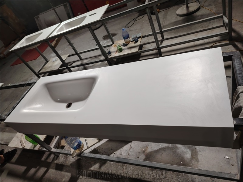 Sintered Stone Hot-Bent Integrated Artificial Stone Basin