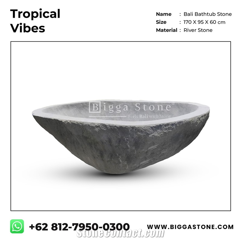 Natural River Stone Bathtub