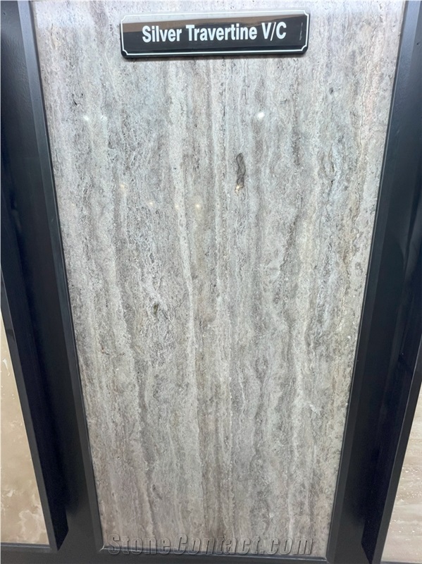 Afyon Silver Travertine Slab