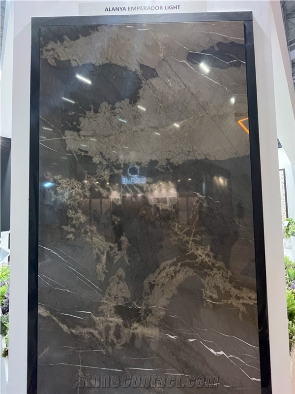 Alanya Light Emperador Marble Slab