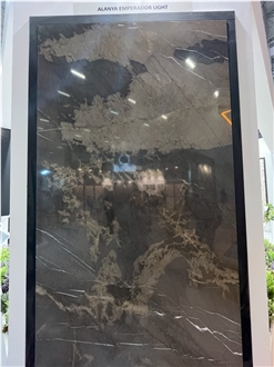 Alanya Light Emperador Marble Slab