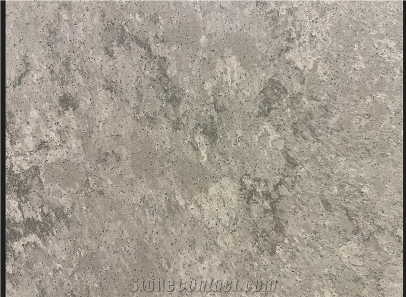 Ash Grey Quartz Slab