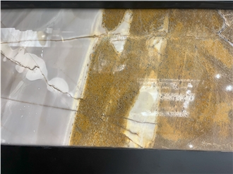 Brezza Gold Marble Slab