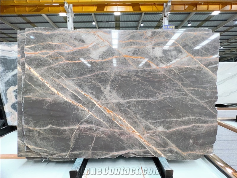 Bronze Fantasy Marble Slab