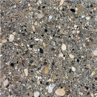 Ceppo Conglomerate Terrazzo Tile