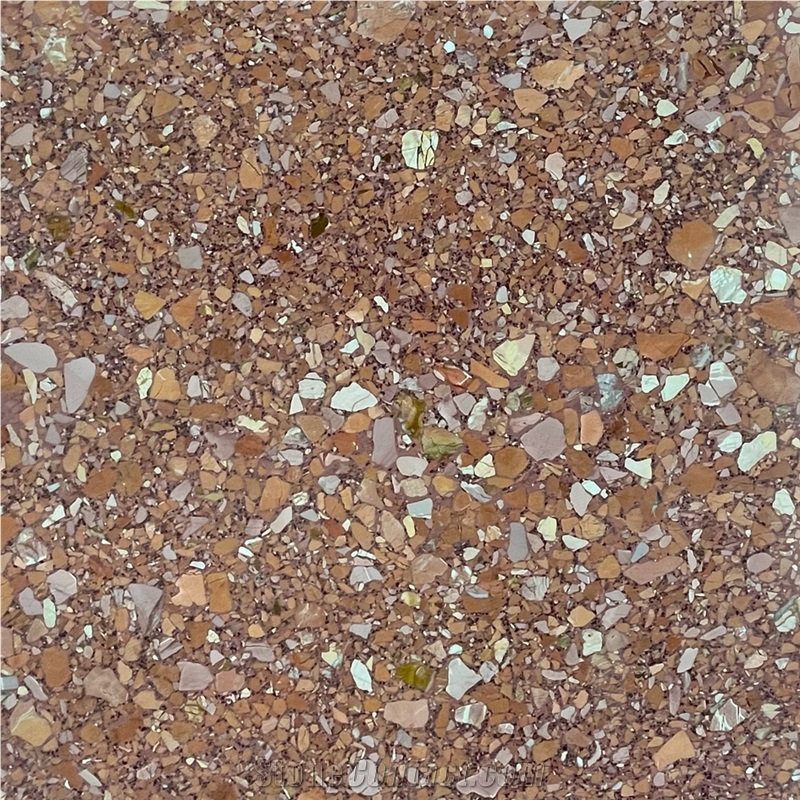 Ceppo Red Terrazzo Tile