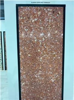 Ceppo Red Terrazzo Slab