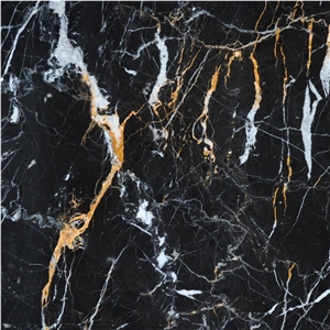 Golden Black Marble Tile