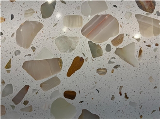 Lhasa Venetian Quartz Slab