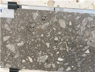 Picasso Grey Terrazzo Slab