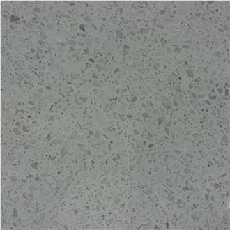 Pure White Terrazzo Tile