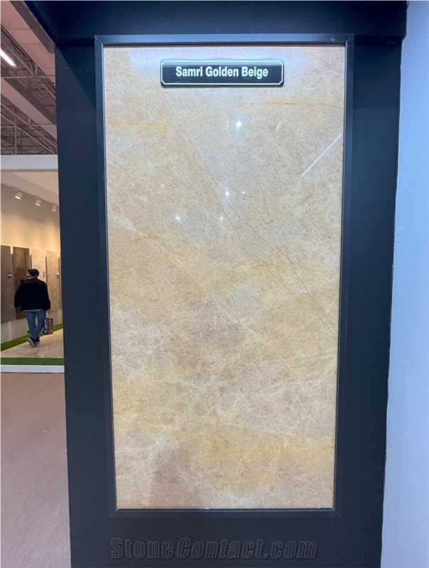 Samri Golden Beige Marble Slab
