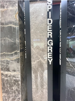 Spider Grey Marble Slab