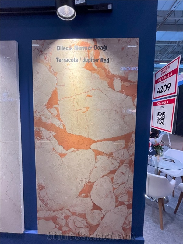 Terracotta Pink Marble Finished Product