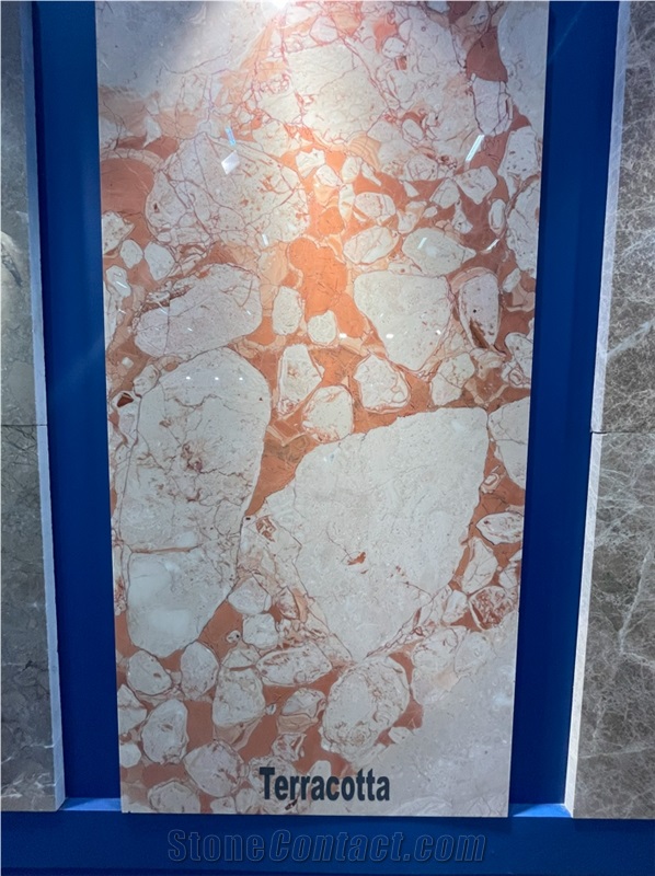Terracotta Pink Marble Finished Product