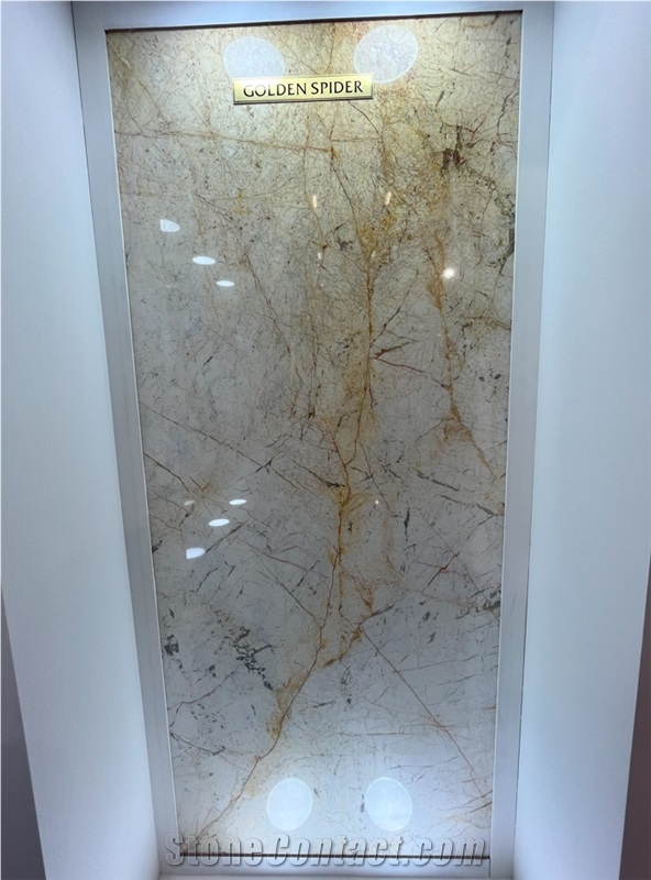 Turkey Golden Spider Marble Finished Product
