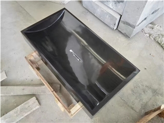 Black Marble Rectangular Wash Basin