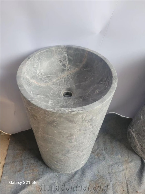 Hermes Grey Marble Basin