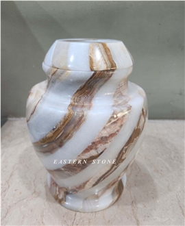 Ziarat White Marble Funeral Ash Urns