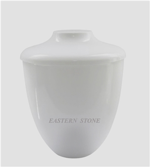 Ziarat White Marble Funeral Ash Urns