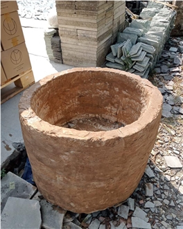 Limestone Planter Flower Pots