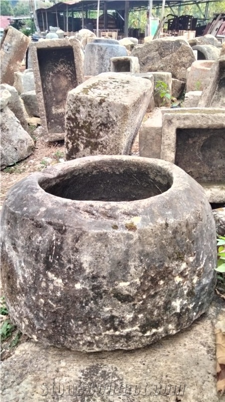 Limestone Planter Flower Pots