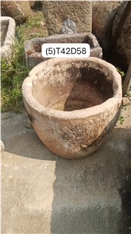 Limestone Planter Flower Pots