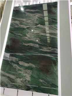Fuchsite Crystal Quartzite Slabs