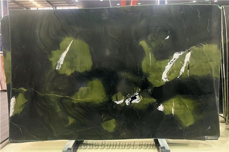 The Natural Quartzite Green Slabs