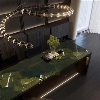 The Natural Quartzite Green Slabs