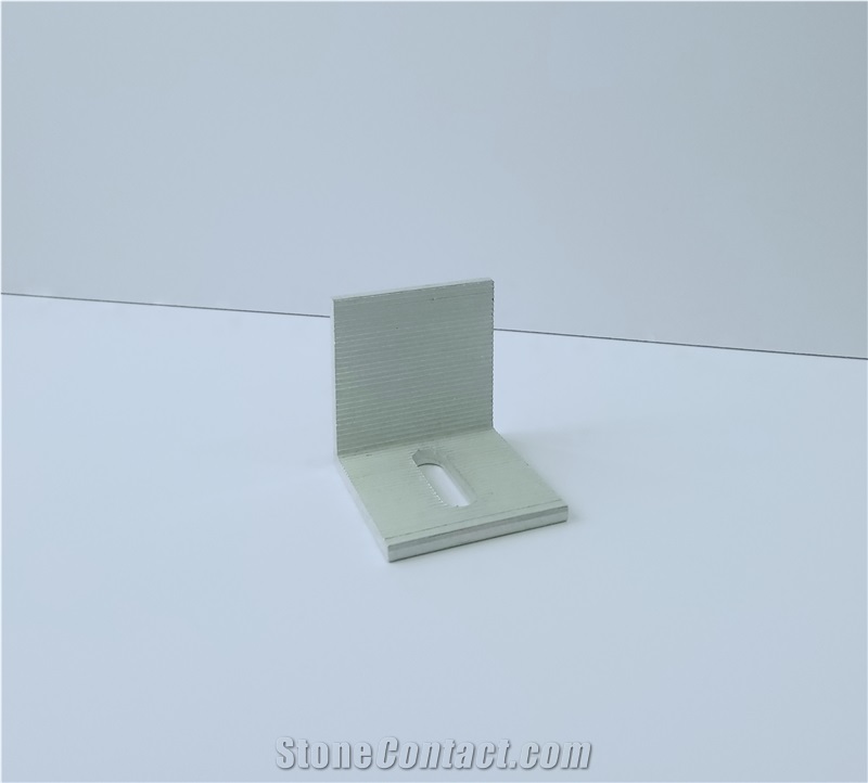 Aluminium Dry Hanging System Stone Hooks For Curtain Wall