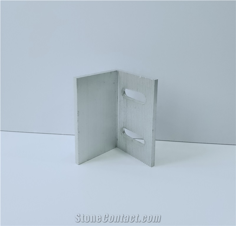 Aluminium Dry Hanging System Stone Hooks For Curtain Wall