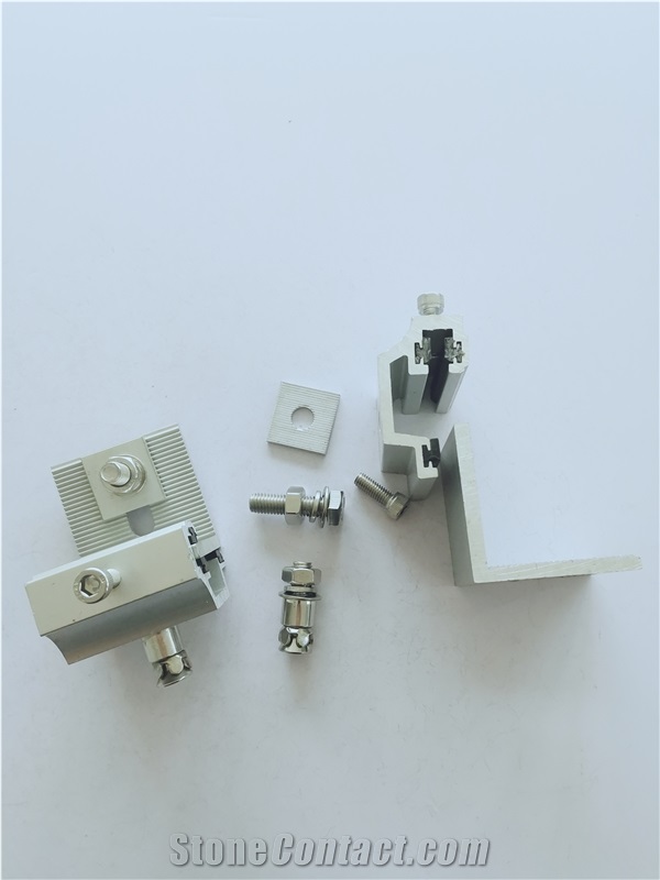 Aluminium Dry Hanging System Stone Hooks For Curtain Wall
