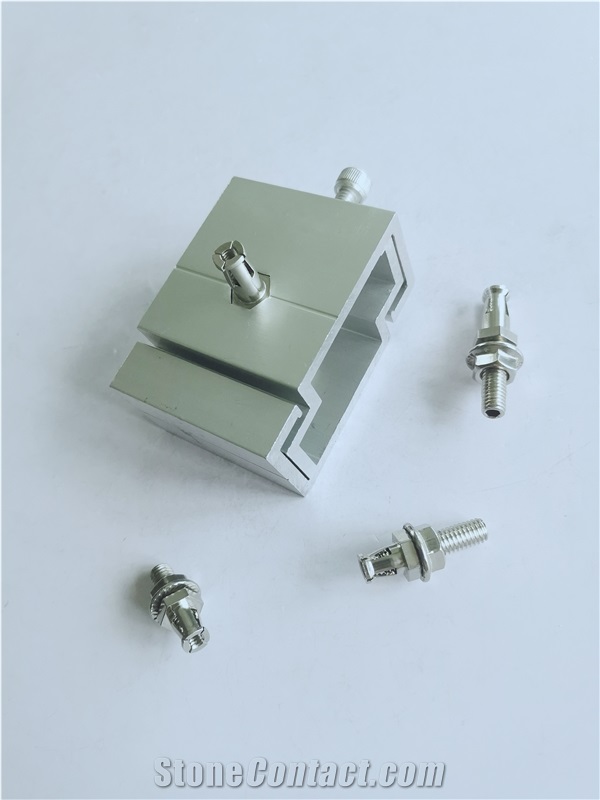 Travertine Anchor Stone Bracket For Curtain Wall