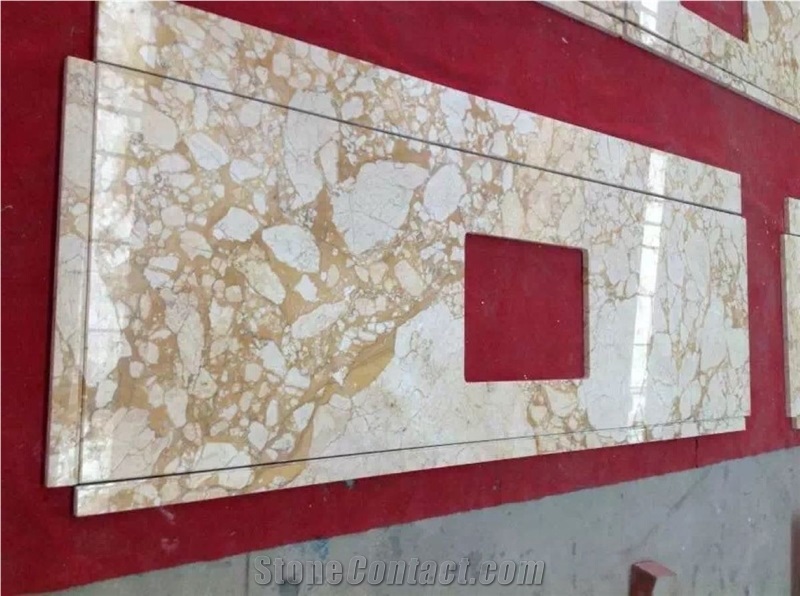 Calacatta Vagli Oro Marble Countertop Vanity Tops