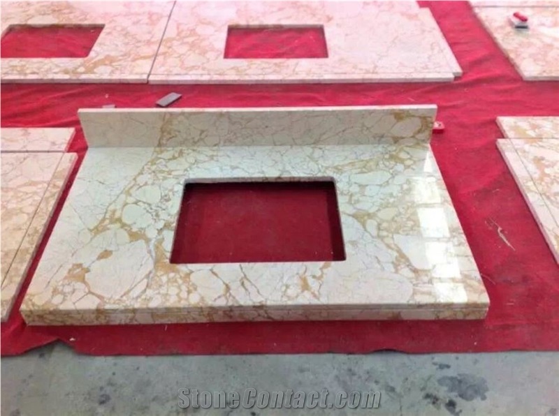 Calacatta Vagli Oro Marble Countertop Vanity Tops