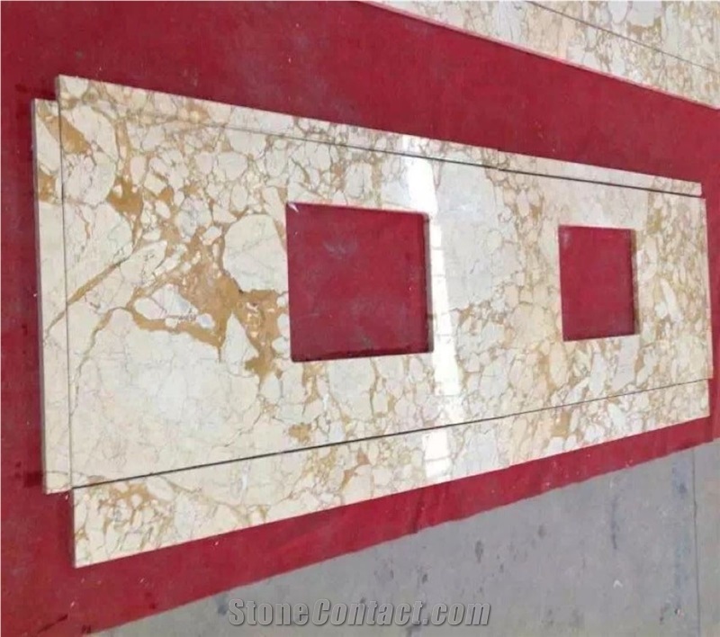 Calacatta Vagli Oro Marble Countertop Vanity Tops