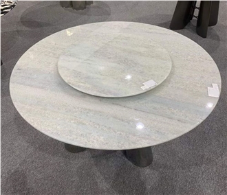 Crystal Blue Marble Round Coffee Table With Metal Base Crystal Blue Marble Round Coffee Table With Metal Base