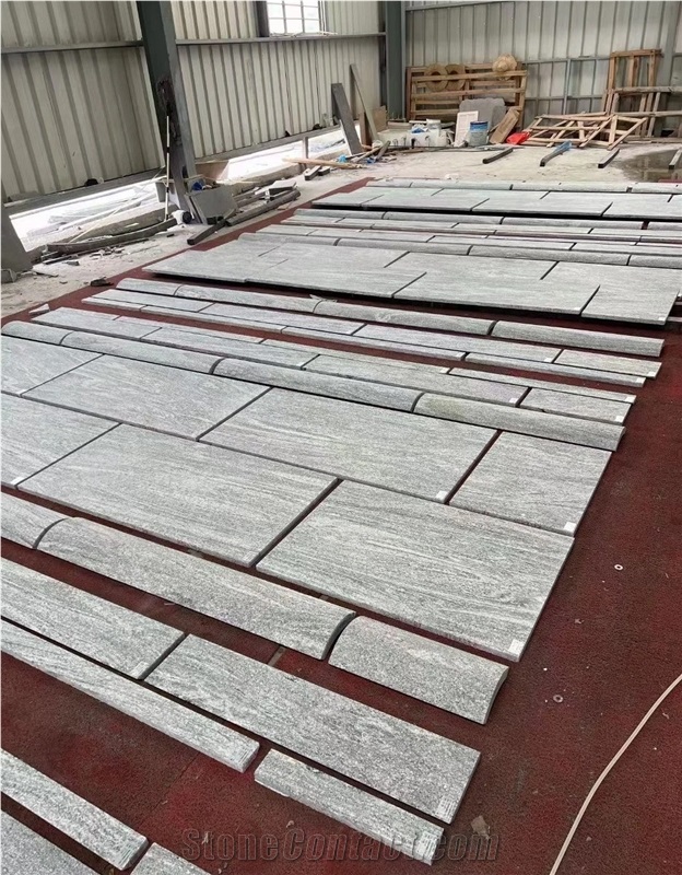 Galaxy Green Granite Slab For Interior Use Tiles