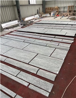 Galaxy Green Granite Slab For Interior Use Tiles
