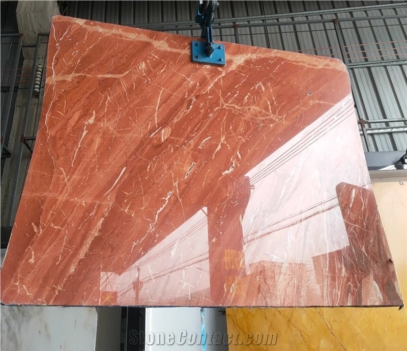 Home Decor Rojo Alicante Marble Slab For Wall Floor Tiles