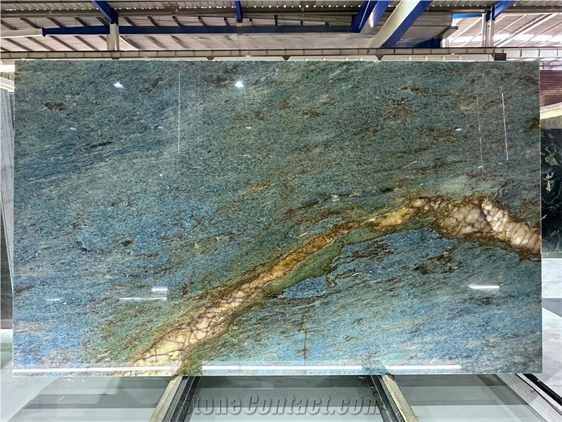 Turquoise Exotic Granite Slabs